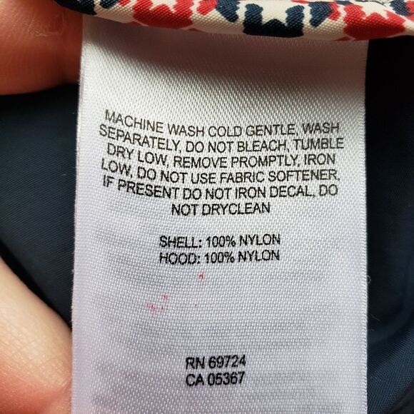 🔸️Columbia Blue Omni-Shield Hooded Windbreaker Jacket Medium - Picture 14 of 14